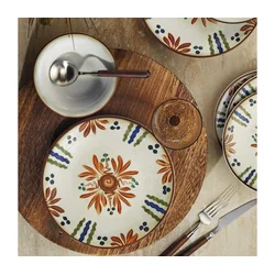 24-delni jedilni set, pisan, iz porcelana