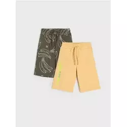 Sinsay - Bermuda šorts 2 pack - BEŽ