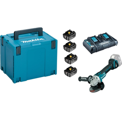 Makita LXT power set v kovčku 4X18V 5.0Ah Dvojni polnilec+DGA504