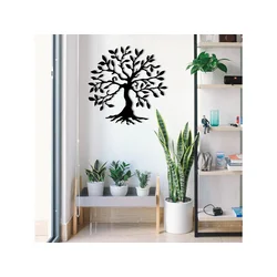 Wallity Dekorativni metalni zidni ukras Tree Metal Wall Deco