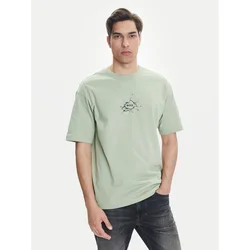 BOSS Majica Te_Voyage 50546370 Zelena Relaxed Fit