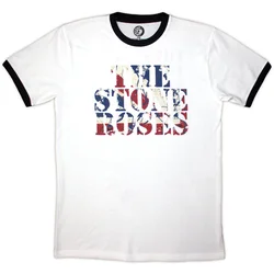 The Stone Roses 2013 Tour Ringer (Back Print Ringer) White L Majica
