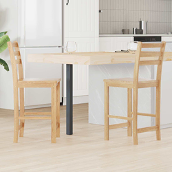 vidaXL Jedilni stoli 2 pcs Naravna 40 x 47,5 x 99,5 cm