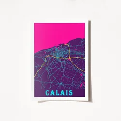 Wallity Poster Calais-2064, 21x29,7 cm