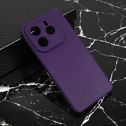 Maska za Xiaomi Redmi Note 14 5G mat Teracell Giulietta tamno ljubičasta