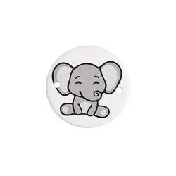 Otroški obliž ELEPHANT - SET 2 - d. 2,6cm - svetlo siva
