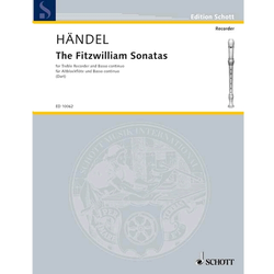 HANDEL:THE FITZWILLIAM SONATAS TREBLE RECORDER