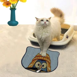 Aberto Design Prostorika za toalet za mačke Kdkafa0080, 40 x 50 cm, Šarena