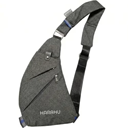 Moška Crossbody Torba HARAHU Flow - Siva KP40360