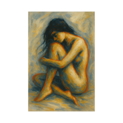 Canvas Slika na platnu Minimalistička ženska figura, 100x150cm