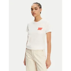 Tommy Jeans Majica naravno bela