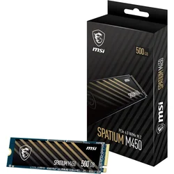 MSI SSD Spatium M450 PCIe 4.0 NVMe M.2, 500GB