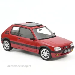 NOREV Peugeot 205 GTi 1.9 PTS Rims - Red - 1991, 1:18