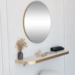 Hanah Home Ogledalo 60cm Zlatno