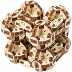 Ugears 3D Puzzle Flexi kocka 144 delov