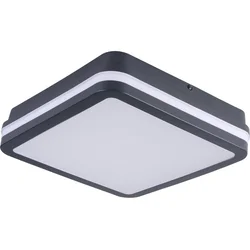 Kanlux 38788 - LED spoljašnje svetlo sa senzorom BENO 12/18W/230V 3000/3500/4000K IP65 antracit