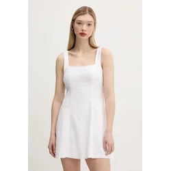 Lanena obleka Hollister Co.
