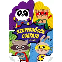 Pobarvanka z ekipo superjunakov - v madžarščini