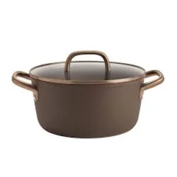 Lonec za kuhanje MILANO 24 cm, 4,7 l, rjava, keramična površina, ZWILLING