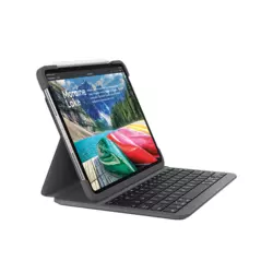 Logitech SLIM FOLIO PRO mobile device keyboard AZERTY French Graphite Bluetooth