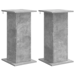 Stalak za biljke 2 pcs Betonska siva 30,5 x 30 x 60,5 cm