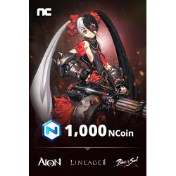 NCSoft 1000 NCoin Key EUROPE
