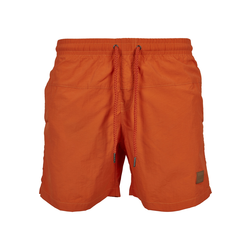 Urban Classics Kratke kopalne hlače, oranžna