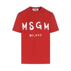 Msgm Ženska majica 2000MDM510200002-18, Crvena