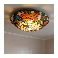 Brilagi - Tiffany vitražna plafonska lampa JUNGLE 2xE27/60W/230V prečnik 40 cm
