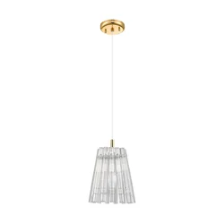 Zuma Line P0547-01H-F9AC - Luster na sajli BACH 1xE14/40W/230V zlatni