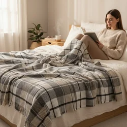 Ćebe Cozy 150x200cm Inka Gri - Akril/Pamuk ( VLK000380-inkagric )