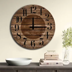 Wallity MDF Zidni sat 50cm Šareni