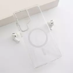 Maska Berlia Crystal Armor Magnetic za Samsung S25 Ultra/ S938B transparent bela