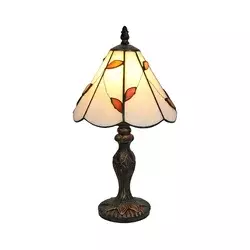 Brilagi - Tiffany vitražna stolna lampa FOLIA 1xE27/60W/230V