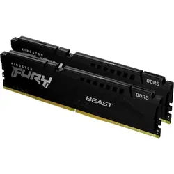 Kingston Fury Beast KF564C32BBK2-32 Memorija DDR5, 32GB (2x16), 6400MHz, Crni