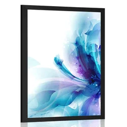 Plakat roža v futurističnem stilu - 60x90 no frame
