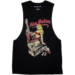 Van Halen Majica Running With The Devil Unisex Black XL