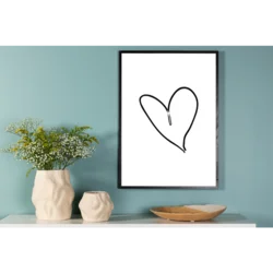 Venture Design Poster Heart 21x30 cm Bela