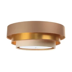 Plafonska lampa TRINITI 2xE27/60W/230V braon/zlatna/bež