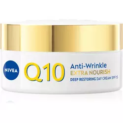 NIVEA VISAGE Q10 Dnevna krema Extra Nourishing SPF 15, 50ml