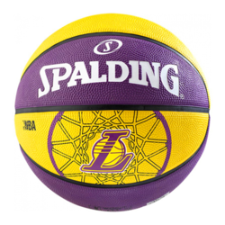 košarkaška lopta SPALDING NBA Team LA Lakers,gumena, vel.7