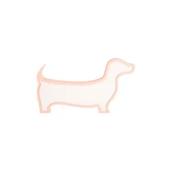 LED dečija stolna lampa DOG LED/12W/230V ružičasta
