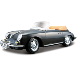 Bburago 1:24 Porsche 356 B kabriolet črna