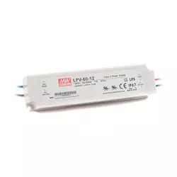 Ispravljač LPV-60-12, 5000mADC, 12VDC, IP67