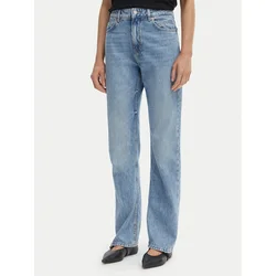 BOSS Jeans hlače C_Ada 50558686 Modra Regular Fit