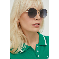 Sončna očala Tommy Hilfiger ženski, zlata barva