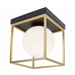 JULIET PLAFONSKA LAMPA E14 /IP20/MESING & CRNA