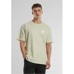 Mens T-shirt UC Weavy Logo Heavy Oversized sand