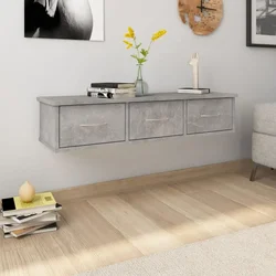 Zidna polica s ladicama 88x26x18,5 cm konstruirano drvo