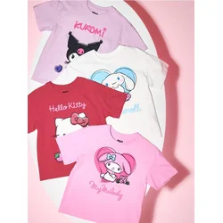 Sinsay - Pamučne majice 4 komada Hello Kitty and Friends - šareno